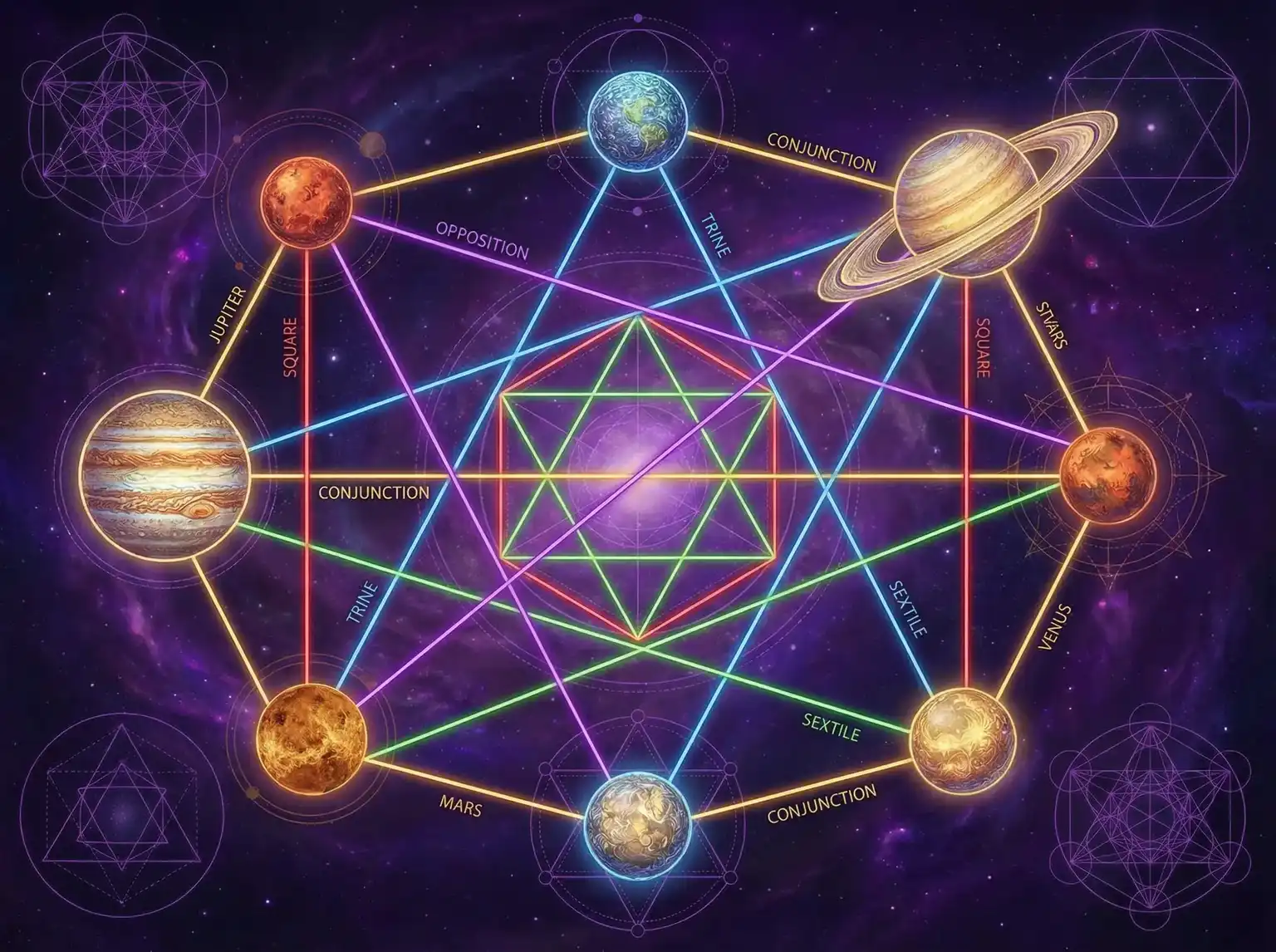 行星相位解读 - 一道本免费高清中字幕1V1 | 占星学进阶